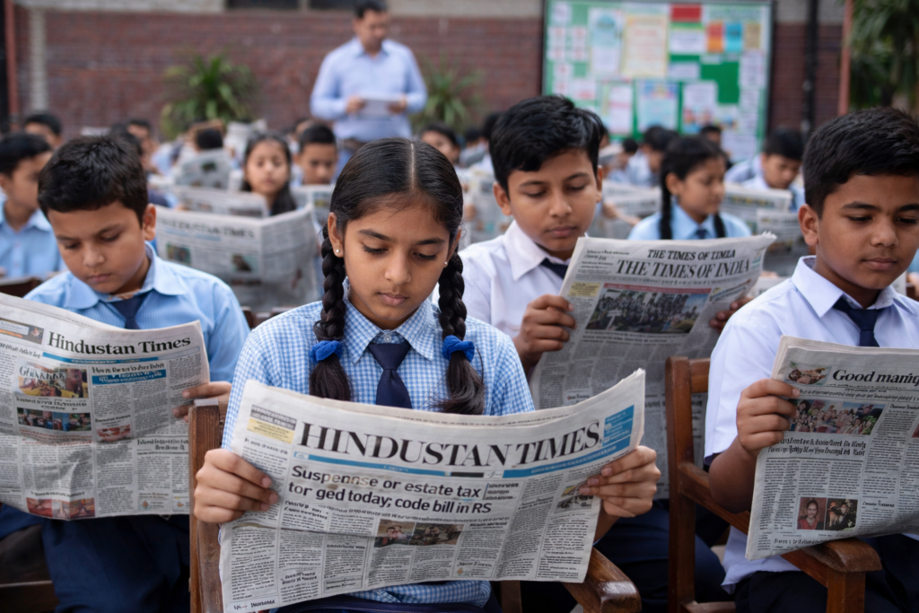 Kebijakan Baru Uttar Pradesh: Membaca Koran Harian di Sekolah