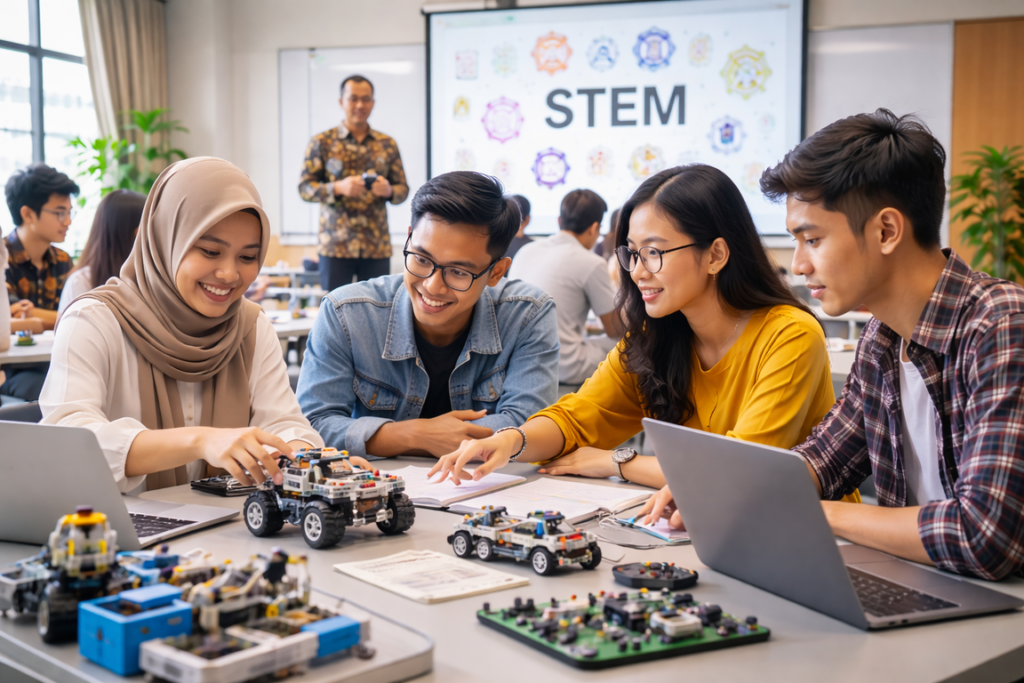 Workshop STEM dan Pendidikan Global di Makassar