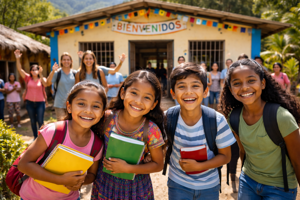 School the World Rayakan 200 Sekolah Komunitas di Amerika